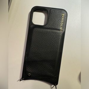 2 black bandolier iPhone 11 Pro cases with wallet pocket